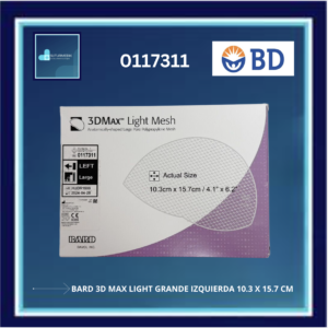 BARD 3D MAX LIGHT GRANDE IZQUIERDA  10.3X15.7 CM  0117311  C/1